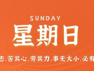6月11日，星期日，在这里每天60秒读懂世界！