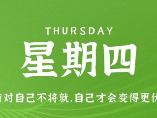 1月19日，星期四，在这里每天60秒读懂世界！
