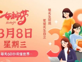 3月8日，星期三，在这里每天60秒读懂世界！