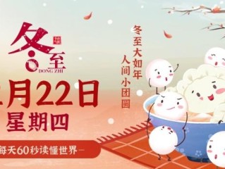 12月22日，星期四，在这里每天60秒读懂世界！
