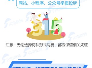 收好这份消费维权指南→
