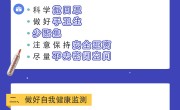 一图教你疫情期间如何做好自我防护