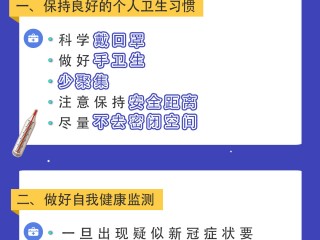 一图教你疫情期间如何做好自我防护