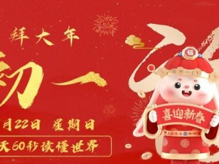 1月22日，星期日，在这里每天60秒读懂世界！