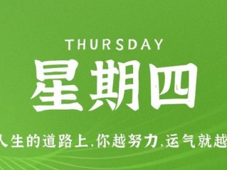 8月24日，星期四，在这里每天60秒读懂世界！