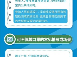 官宣！这些场景，可不佩戴口罩！